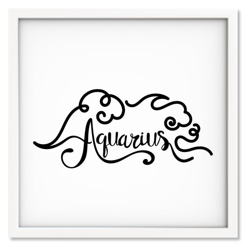 Aquarius Line Drawing