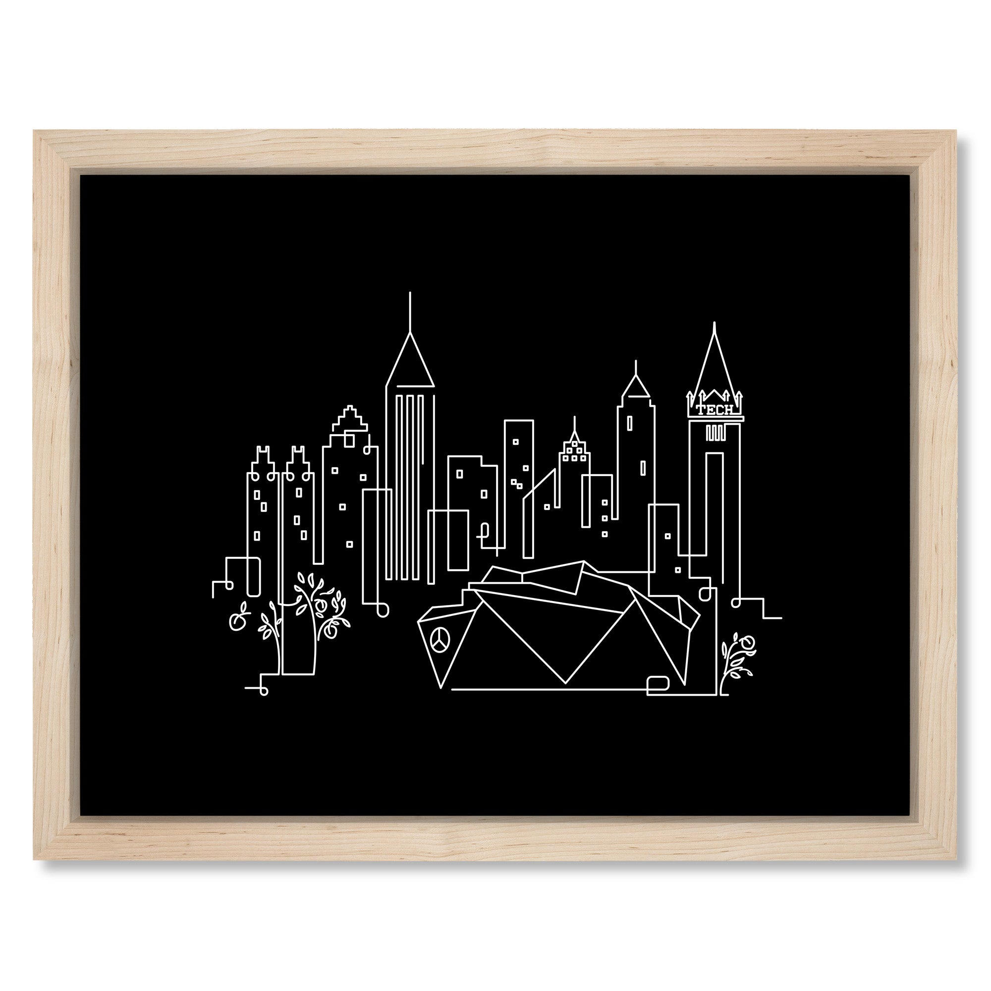 Atlanta Skyline Night