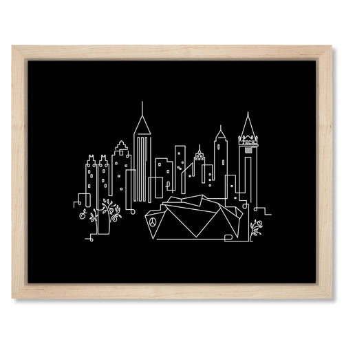 Atlanta Skyline Night