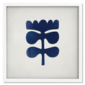 Blue Lagoon art print mockup in a white frame