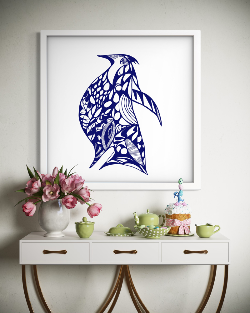 Cobalt Bird