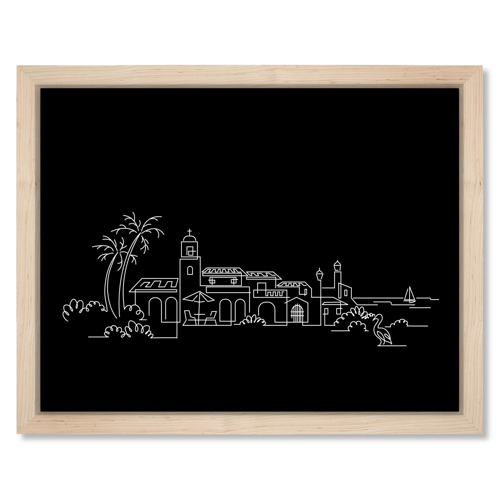 Naples Skyline Night