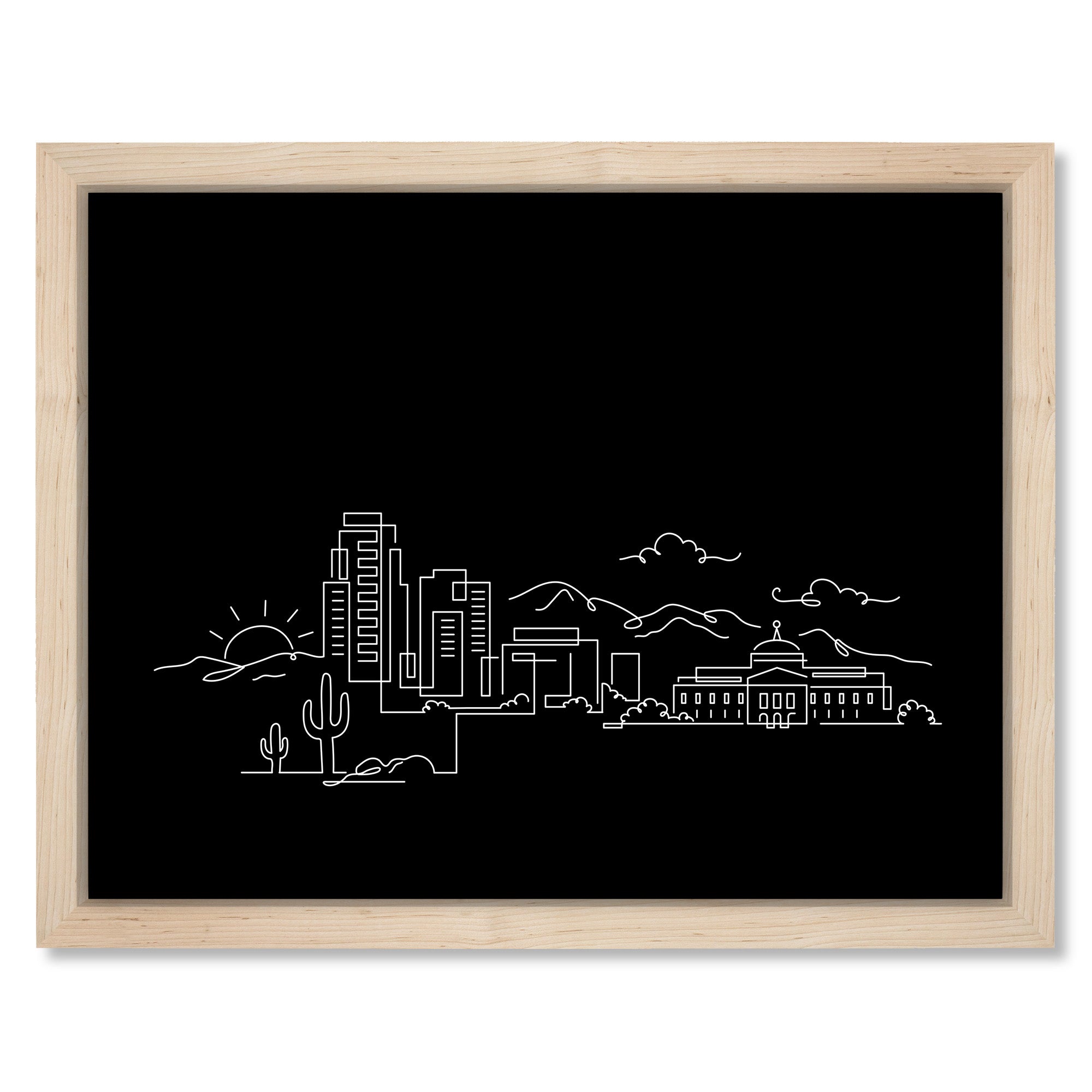 Phoenix Skyline Night