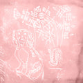 Pink Foo illustration, digital download wall art