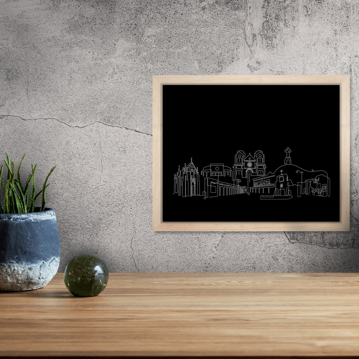 Santa Fe Skyline Night