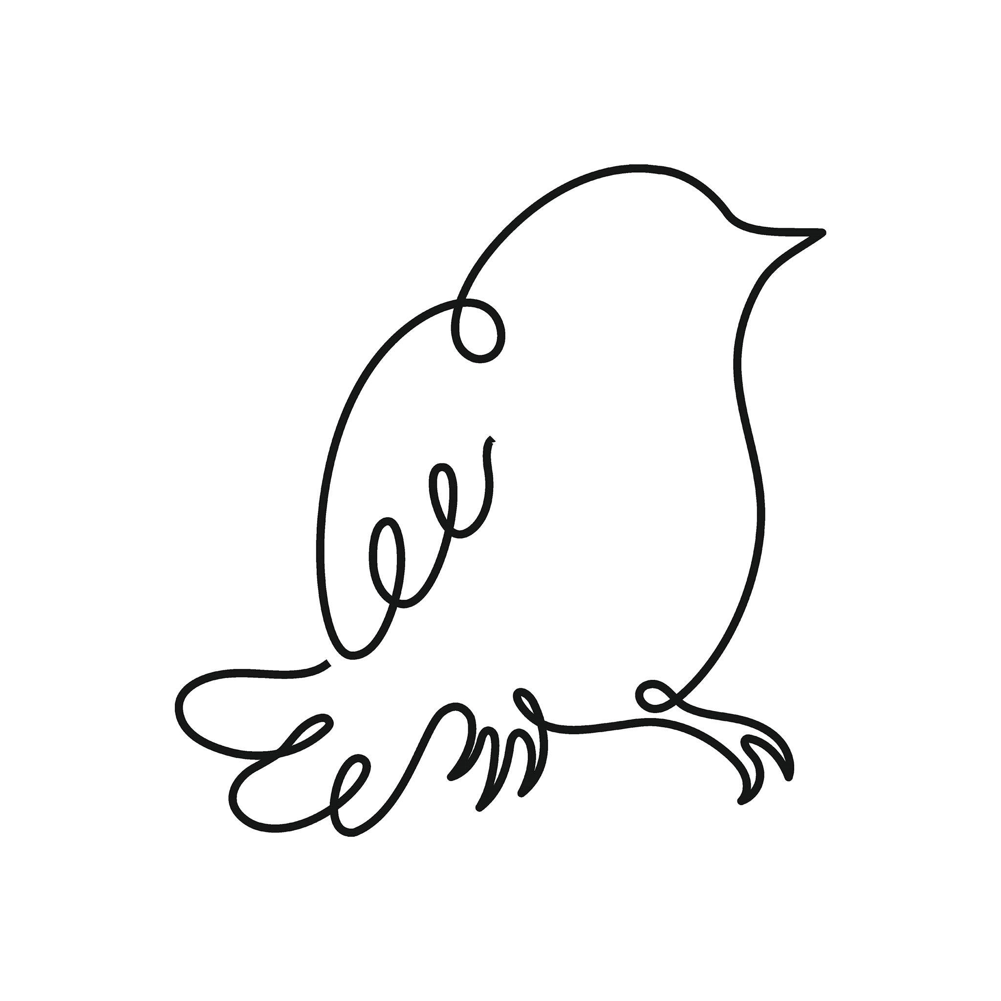 Bird illustration, digital download wall art